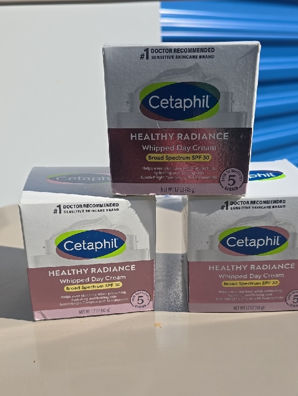 Cetaphil Healthy Radiance Whipped Day Cream SPF 30 - Rose Pink  1 BOX is $25.00